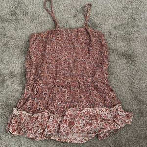 Sim and Sam Flowery flowy tank top